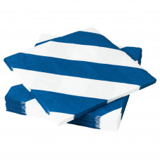 Доставка из Польши HAVSKATT Салфетки синие/белые/в полоску, 33x33 cm ИКЕА-00554632, ЕВРОИКЕА Калининград