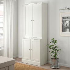 Доставка из Польши ⭐⭐⭐⭐⭐ HAVSTA kombinacja z drzwiami, bialy, 81x47x212 cm,ИКЕА-39265990, Евро Икеа Калининград