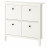 ⭐⭐⭐⭐⭐ HEMNES Кабинет na Обувь, 4 перегородка, белый, 107x22x101 cm ИКЕА-60156121, Евро Икеа Калининград