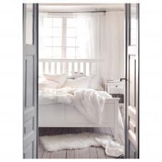 ⭐⭐⭐⭐⭐ HEMNES Каркас кровать, Белый морилка/Лонсет, 160x200 cm,IKEA-29019056, Евро Икеа Калининград