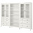 Доставка из Польши HEMNES kombinacja regalowa z drzw/szuf, biala bejca, 270x197 cm ИКЕА-19233759, ЕВРОИКЕА Калининград