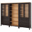 Доставка из Польши HEMNES kombinacja regalowa z drzw/szuf, czarnybraz/jasnobrazowy, 270x197 cm ИКЕА-49336567, ЕВРОИКЕА Калининград
