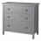 Доставка из Польши HEMNES komoda, 3 szuflady, szary bejcowane, 108x96 cm ИКЕА-30460811, ЕВРОИКЕА Калининград