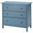 Доставка из Польши HEMNES komoda, 3 szuflady, niebieska bejca, 108x96 cm ИКЕА-30573950, ЕВРОИКЕА Калининград