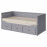 Доставка из Польши HEMNES Кушетка с 3 ящиками, 2 матраса, серый/фирма Ваннарейд, 80x200 cm ИКЕА-99390948, ЕВРОИКЕА Калининград