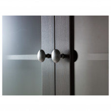Доставка из Польши ⭐⭐⭐⭐⭐ HEMNES witryna z 3 szufladami, czarnobraz, 90x197 cm,ИКЕА-70371771, Евро Икеа Калининград