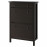 Доставка из Польши HEMNES szafka na buty, 2 przegrody, czarnobraz, 89x30x127 cm ИКЕА-40216908, ЕВРОИКЕА Калининград
