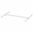 Доставка из Польши HJALPA drazek na ubr+2 szyny do zawiesz, regulowane/bialy, 60-100x55 cm ИКЕА-39428280, ЕВРОИКЕА Калининград