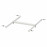 Доставка из Польши HJALPA drazek na ubr+2 szyny+2 op okuc, regulowane/bialy, 30-47x55 cm ИКЕА-99428319, ЕВРОИКЕА Калининград