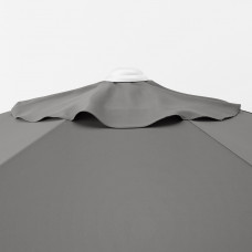 Доставка из Польши ⭐⭐⭐⭐⭐ HOGON Зонт, подвесной с основанием, светло-серый/Hjalton grey, 270 cm,ИКЕА-79435108, Евро Икеа Калининград