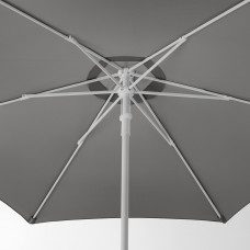 Доставка из Польши ⭐⭐⭐⭐⭐ HOGON parasol z podstawa, jasnoszary/Huvon szary, 270 cm,ИКЕА-69476806, Евро Икеа Калининград