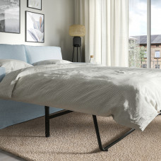 Доставка из Польши ⭐⭐⭐⭐⭐ HYLTARP sofa 2-osobowa rozkladana, Kilanda blady niebieski,ИКЕА-79489592, Евро Икеа Калининград