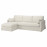 Доставка из Польши HYLTARP sofa 3o z szezlongiem, lewy, Gransel naturalny ИКЕА-79489686, ЕВРОИКЕА Калининград