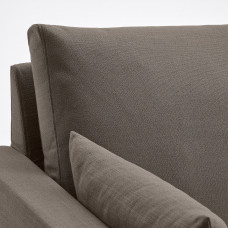 Доставка из Польши ⭐⭐⭐⭐⭐ HYLTARP sofa 3o z szezlongiem, lewy, Gransel szarobrazowy,ИКЕА-09489680, Евро Икеа Калининград