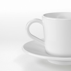 Доставка из Польши ⭐⭐⭐⭐⭐ IKEA 365+ Чашка для эспрессо и блюдце, белый, 6 cl,ИКЕА-10283409, Евро Икеа Калининград