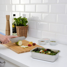 Доставка из Польши ⭐⭐⭐⭐⭐ IKEA 365+ pojemnik na zywnosc, prostokat/stal nierdz, 1.0 l,ИКЕА-10497801, Евро Икеа Калининград