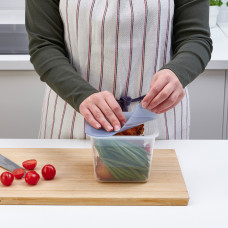Доставка из Польши ⭐⭐⭐⭐⭐ IKEA 365+ pojemnik na zywnosc z pokrywka, kwadrat plastik/silikon, 1.4 l,ИКЕА-49276790, Евро Икеа Калининград