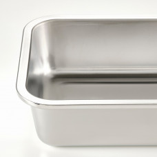 Доставка из Польши ⭐⭐⭐⭐⭐ IKEA 365+ pojemnik na zywnosc z pokrywka, prostokat stal nierdz/silikon, 1.0 l,ИКЕА-49437509, Евро Икеа Калининград