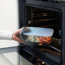Доставка из Польши ⭐⭐⭐⭐⭐ IKEA 365+ pojemnik na zywnosc z pokrywka, prostokat szklo/silikon, 1.0 l,ИКЕА-09276768, Евро Икеа Калининград