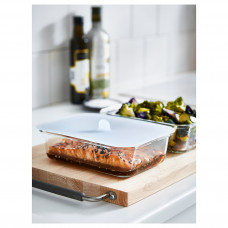 Доставка из Польши ⭐⭐⭐⭐⭐ IKEA 365+ pojemnik na zywnosc z pokrywka, prostokat szklo/silikon, 1.0 l,ИКЕА-09276768, Евро Икеа Калининград