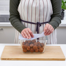Доставка из Польши ⭐⭐⭐⭐⭐ IKEA 365+ pojemnik na zywnosc z pokrywka, prostokat szklo/silikon, 1.8 l,ИКЕА-09276810, Евро Икеа Калининград