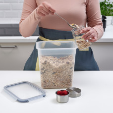 Доставка из Польши ⭐⭐⭐⭐⭐ IKEA 365+ pojemnik na zywnosc z pokrywka, prostokat/plastik, 4.2 l,ИКЕА-59276822, Евро Икеа Калининград