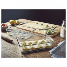Доставка из Польши ⭐⭐⭐⭐⭐ IKEA 365+ pojemnik na zywnosc z pokrywka, prostokat/szklo plastik, 3.1 l,ИКЕА-19276777, Евро Икеа Калининград