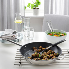 Доставка из Польши ⭐⭐⭐⭐⭐ IKEA 365+ patelnia, stal nierdz/powloka zapobiegajaca przywieraniu, 32 cm,ИКЕА-10484257, Евро Икеа Калининград