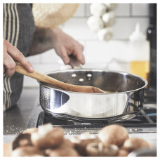 Доставка из Польши ⭐⭐⭐⭐⭐ IKEA 365+ patelnia do smazenia sauté, stal nierdz, 24 cm,ИКЕА-00484253, Евро Икеа Калининград