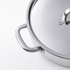 Доставка из Польши ⭐⭐⭐⭐⭐ IKEA 365+ patelnia do smazenia sauté, stal nierdz, 28 cm,ИКЕА-40488126, Евро Икеа Калининград