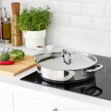 Доставка из Польши ⭐⭐⭐⭐⭐ IKEA 365+ patelnia do smazenia sauté, stal nierdz, 28 cm,ИКЕА-40488126, Евро Икеа Калининград