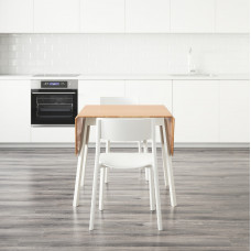 Доставка из Польши ⭐⭐⭐⭐⭐ IKEA PS 2012 / JANINGE stol i 4 krzesla, bambus/bialy, 138 cm,ИКЕА-69161482, Евро Икеа Калининград
