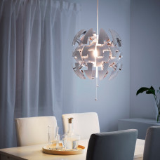 Доставка из Польши ⭐⭐⭐⭐⭐ IKEA PS 2014 lampa wiszaca, bialy/srebrny, 35 cm,ИКЕА-90311494, Евро Икеа Калининград