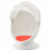Доставка из Польши IKEA PS LOMSK fotel obrotowy, bialy/czerwony ИКЕА-10407136, ЕВРОИКЕА Калининград