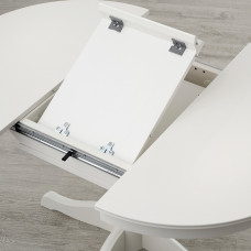 ⭐⭐⭐⭐⭐ INGATORP Стол развернутый, белый, 90/125 cm,IKEA-30491775, Евро Икеа Калининград
