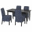 Доставка из Польши INGATORP / BERGMUND stol i 4 krzesla, czarny/Ryrane granatowy, 155/215 cm ИКЕА-89408270, ЕВРОИКЕА Калининград