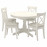 Доставка из Польши INGATORP / INGOLF stol i 4 krzesla, bialy/Hallarp bezowy, 110/155 cm ИКЕА-39482696, ЕВРОИКЕА Калининград