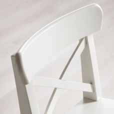 Доставка из Польши ⭐⭐⭐⭐⭐ INGOLF Барный стул со спинкой, белый, 63 cm,ИКЕА-10122647, Евро Икеа Калининград