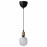 Доставка из Польши JALLBY / MOLNART lampa wiszaca z zarowka, mosiadzowane/w ksztalcie rurki biale/przezroczyste szklo ИКЕА-79494560, ЕВРОИКЕА Калининград
