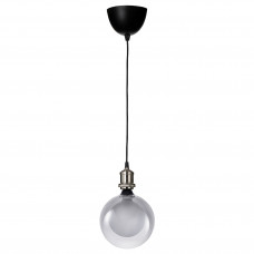 Доставка из Польши JALLBY / MOLNART Подвесной светильник, двойной шар, никелированный ИКЕА-29478218, ЕВРОИКЕА Калининград