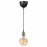 Доставка из Польши JALLBY / MOLNART lampa wiszaca z zarowka, niklowano/ksztalt dzwonu brazowe szklo przezroczyste ИКЕА-59491261, ЕВРОИКЕА Калининград