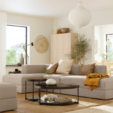 Доставка из Польши ⭐⭐⭐⭐⭐ JATTEBO modul sofy 3,5-os z szezlongiem, Samsala szarobezowy,ИКЕА-89485107, Евро Икеа Калининград