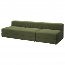 Доставка из Польши ⭐⭐⭐⭐⭐ JATTEBO 4,5-местный модульный диван, Самсала темно-желто-зеленый,ИКЕА-39485096, Евро Икеа Калининград