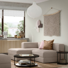 Доставка из Польши ⭐⭐⭐⭐⭐ JATTEBO modul sofy 2,5-os z szezlongiem, lewy/Samsala szarobezowy,ИКЕА-99471341, Евро Икеа Калининград