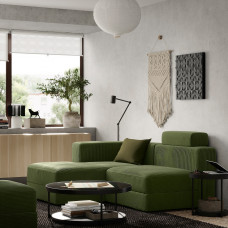 Доставка из Польши ⭐⭐⭐⭐⭐ JATTEBO modul sofy 2,5-os z szezlongiem, lewy z zaglowkiem/Samsala ciemny zolto-zielony,ИКЕА-29490102, Евро Икеа Калининград