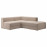 Доставка из Польши JATTEBO modulowa sofa naroz 2,5 os z szezl, prawy/Samsala szarobezowy ИКЕА-39485181, ЕВРОИКЕА Калининград