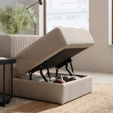 Доставка из Польши ⭐⭐⭐⭐⭐ JATTEBO modul 1-osobowy ze schowkiem, Samsala szarobezowy,ИКЕА-99471483, Евро Икеа Калининград