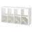 Доставка из Польши KALLAX regal z 4 wkladami, bialy, 77x147 cm ИКЕА-59425916, ЕВРОИКЕА Калининград