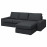 Доставка из Польши KIVIK sofa 3-osobowa z szezlongiem, Tresund antracyt ИКЕА-99482839, ЕВРОИКЕА Калининград
