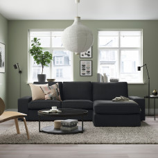Доставка из Польши ⭐⭐⭐⭐⭐ KIVIK sofa 3-osobowa z szezlongiem, Tresund antracyt,ИКЕА-99482839, Евро Икеа Калининград